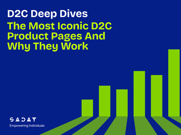 The Most Iconic D2C Product Pages And Why They Work